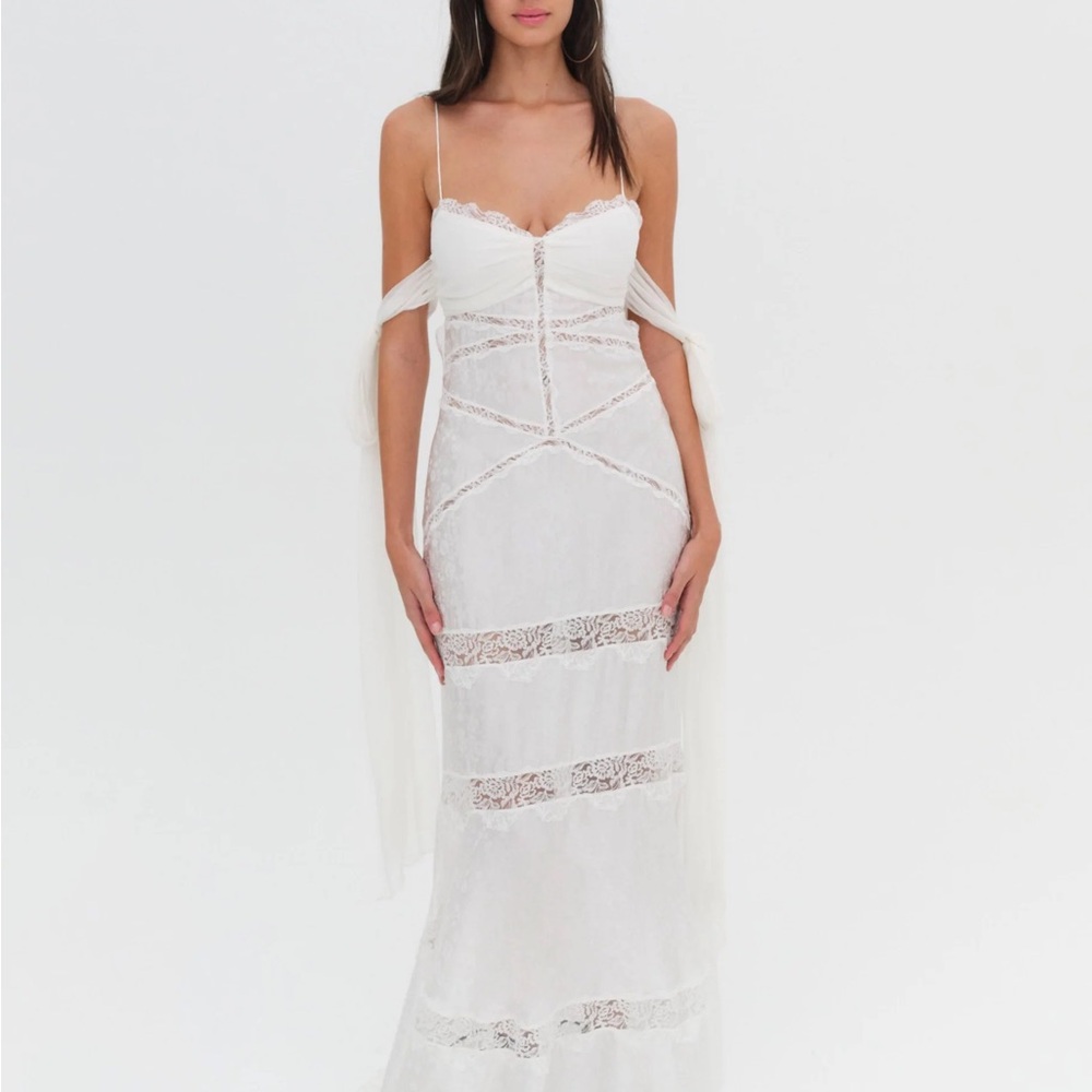 For Love And Lemons Ivory Lace Dress